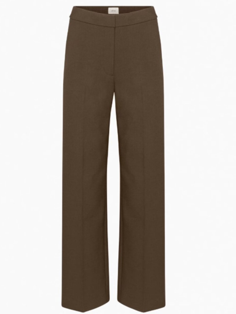 Aritzia Alanya Straight Leg Trousers Brown